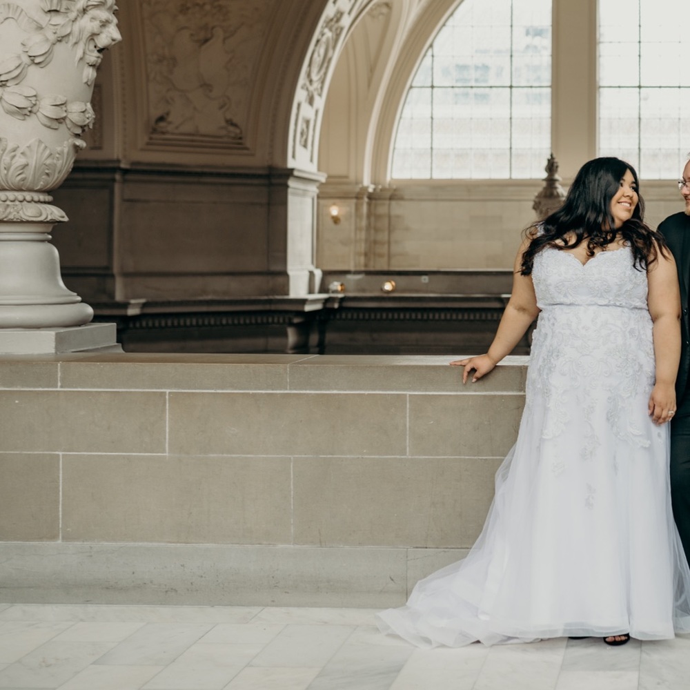 Wedding dress size 24